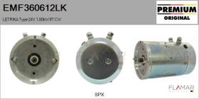 MAHLE EMF360612LK - MOTOR ELéCTRICO   LETRIKA TYPE 24V 1,80KW 9T CW