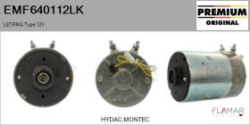 MAHLE EMF640112LK - MOTOR ELéCTRICO   LETRIKA TYPE 12V