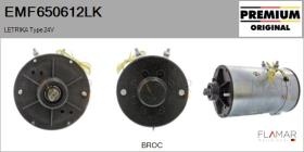 MAHLE EMF650612LK - MOTOR ELéCTRICO   LETRIKA TYPE 24V