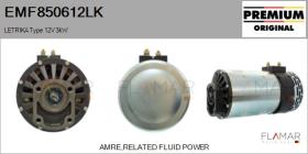 MAHLE EMF850612LK - MOTOR ELéCTRICO   LETRIKA TYPE 80V 3KW
