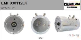 MAHLE EMF930112LK - MOTOR ELéCTRICO   LETRIKA TYPE 12V