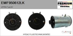 MAHLE EMF950612LK - MOTOR ELéCTRICO   LETRIKA TYPE 24V