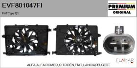 FIAT EVF801047FI - ELECTRO-VENTILADOR