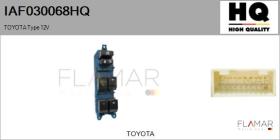 HQ IAF030068HQ - INTERRUPTOR, ELEVALUNAS TOYOTA TYPE 12V