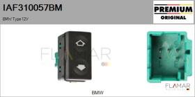 BMW-MINI IAF310057BM - INTERRUPTOR, ELEVALUNAS BMW TYPE 12V