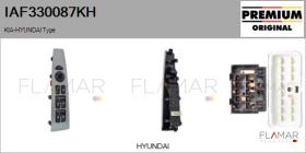 HYUNDAI-KIA IAF330087KH - INTERRUPTOR, ELEVALUNAS KIA-HYUNDAI TYPE