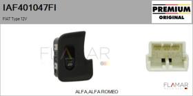 FIAT IAF401047FI - INTERRUPTOR, ELEVALUNAS
