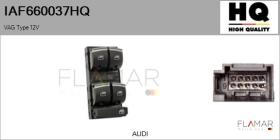 HQ IAF660037HQ - INTERRUPTOR, ELEVALUNAS VAG TYPE 12V