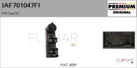 FIAT IAF701047FI - INTERRUPTOR, ELEVALUNAS