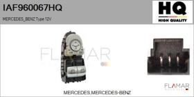 HQ IAF960067HQ - INTERRUPTOR, ELEVALUNAS MERCEDES TYPE 12V
