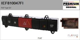 FIAT IEF810047FI - INTERRUPTOR INTERMITENTE DE AVISO   FIAT TYPE 12V