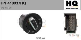 HQ IPF410037HQ - INTERRUPTOR LUZ PRINCIPAL VAG TYPE 12V