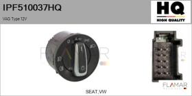 HQ IPF510037HQ - INTERRUPTOR LUZ PRINCIPAL VAG TYPE 12V