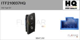 HQ ITF210037HQ - INTERRUPTOR CIERRE PUERTA