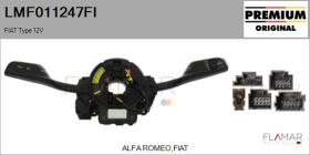 FIAT LMF011247FI - CONMUTADOR COLUMNA DIRECCIóN FIAT TYPE 12V