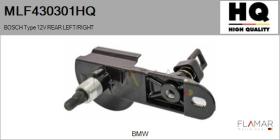 HQ MLF430301HQ - MOTOR LIMPIAPARABRISAS BOSCH TYPE 12V REAR LEFT/RIGHT