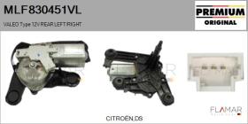 VALEO MLF830451VL - MOTOR LIMPIAPARABRISAS VALEO TYPE 12V REAR LEFT/RIGHT