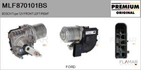 BOSCH MLF870101BS - MOTOR LIMPIAPARABRISAS