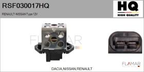 HQ RSF030017HQ - RESISTENCIA VENTILADOR HABITáCULO RENAULT-NISSAN TYPE 12V