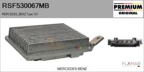 MERCEDES BENZ RSF530067MB - RESISTENCIA VENTILADOR HABITáCULO MERCEDES TYPE 12V