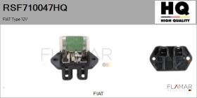 HQ RSF710047HQ - RESISTENCIA VENTILADOR HABITáCULO FIAT TYPE 12V