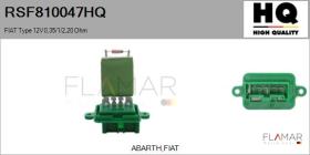 HQ RSF810047HQ - RESISTENCIA VENTILADOR HABITáCULO FIAT TYPE 12V 0,35/1/2,20
