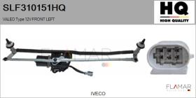 HQ SLF310151HQ - SISTEMA LAVADO PARABRISAS VALEO TYPE 12V FRONT LEFT