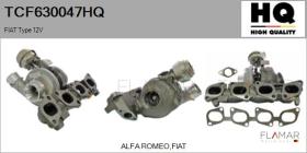 HQ TCF630047HQ - TURBOCOMPRESOR, SOBREALIMENTACIóN   FIAT TYPE 12V