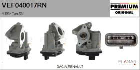 RENAULT NISSAN VEF040017RN - VALVULA EGR