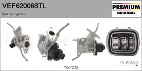 TOYOTA-LEXUS-DAIHATSU VEF620068TL - VALVULA EGR