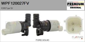 FORD-VOLVO-SAAB WPF120027FV - BOMBA LAVAPARABRISAS