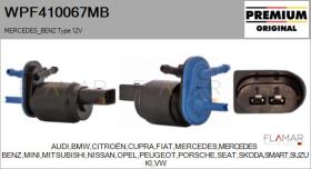 MERCEDES BENZ WPF410067MB - BOMBA LAVAPARABRISAS