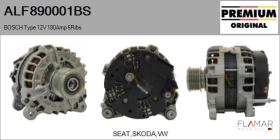 BOSCH ALF890001BS - ALTERNADOR VAG