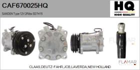 HQ CAF670025HQ - COMPRESOR AIRE ACONDICIONADO