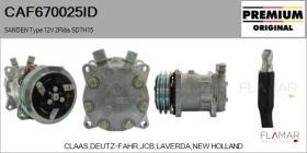 INDUSTRIAL CAF670025ID - COMPRESOR AIRE ACONDICIONADO
