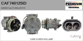 INDUSTRIAL CAF740125ID - COMPRESOR AIRE ACONDICIONADO