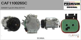 SCANIA CAF110026SC - COMPRESOR AIRE ACONDICIONADO