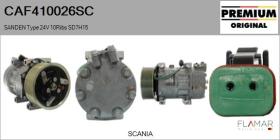 SCANIA CAF410026SC - COMPRESOR AIRE ACONDICIONADO