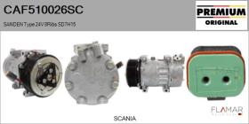 SCANIA CAF510026SC - COMPRESOR AIRE ACONDICIONADO