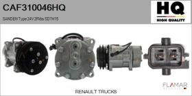HQ CAF310046HQ - COMPRESOR AIRE ACONDICIONADO