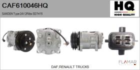 HQ CAF610046HQ - COMPRESOR AIRE ACONDICIONADO