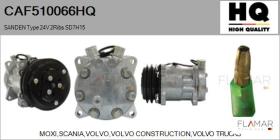 HQ CAF510066HQ - COMPRESOR AIRE ACONDICIONADO