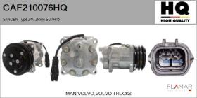 HQ CAF210076HQ - COMPRESOR AIRE ACONDICIONADO