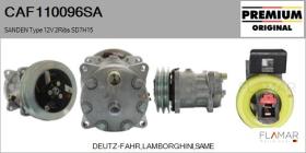 SAME CAF110096SA - COMPRESOR AIRE ACONDICIONADO