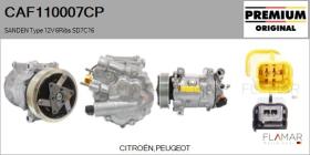 PSA CAF110007CP - COMPRESOR AIRE ACONDICIONADO