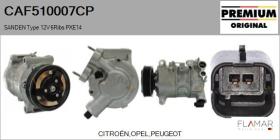 PSA CAF510007CP - COMPRESOR AIRE ACONDICIONADO