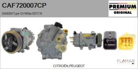 PSA CAF720007CP - COMPRESOR AIRE ACONDICIONADO