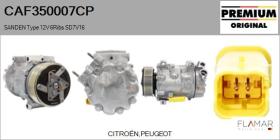 PSA CAF350007CP - COMPRESOR AIRE ACONDICIONADO