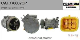 PSA CAF770007CP - COMPRESOR AIRE ACONDICIONADO