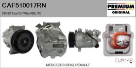 RENAULT NISSAN CAF510017RN - COMPRESOR AIRE ACONDICIONADO